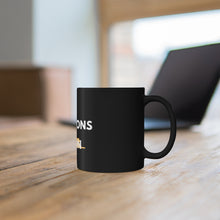 Load image into Gallery viewer, Less Emotions More Motion 11oz Black Mug