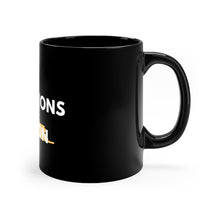 Load image into Gallery viewer, Less Emotions More Motion 11oz Black Mug