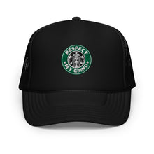 Load image into Gallery viewer, Respect My Grind Starbucks Foam trucker hat