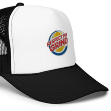 Load image into Gallery viewer, Respect My Grind BK Foam trucker hat