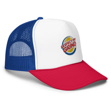 Load image into Gallery viewer, Respect My Grind BK Foam trucker hat