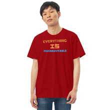 Load image into Gallery viewer, Everything Is Figureoutable Men&#39;s fitted straight cut t-shirt