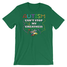 Load image into Gallery viewer, Autism Can&#39;t Stop My Greatness Short-Sleeve Unisex T-Shirt