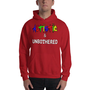 Autistic & Unbothered Hooded Sweatshirt