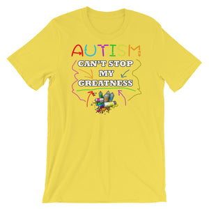 Autism Can't Stop My Greatness Short-Sleeve Unisex T-Shirt