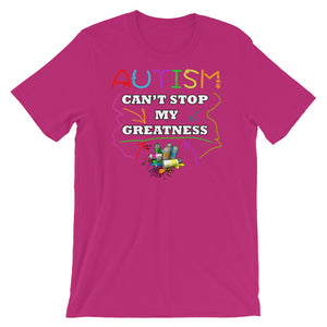 Autism Can't Stop My Greatness Short-Sleeve Unisex T-Shirt