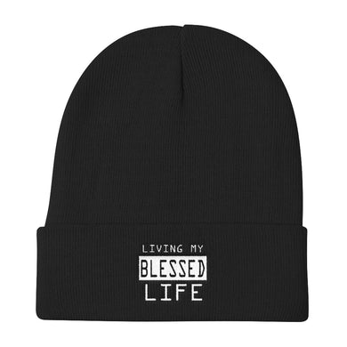 Living My Blessed Life Knit Beanie