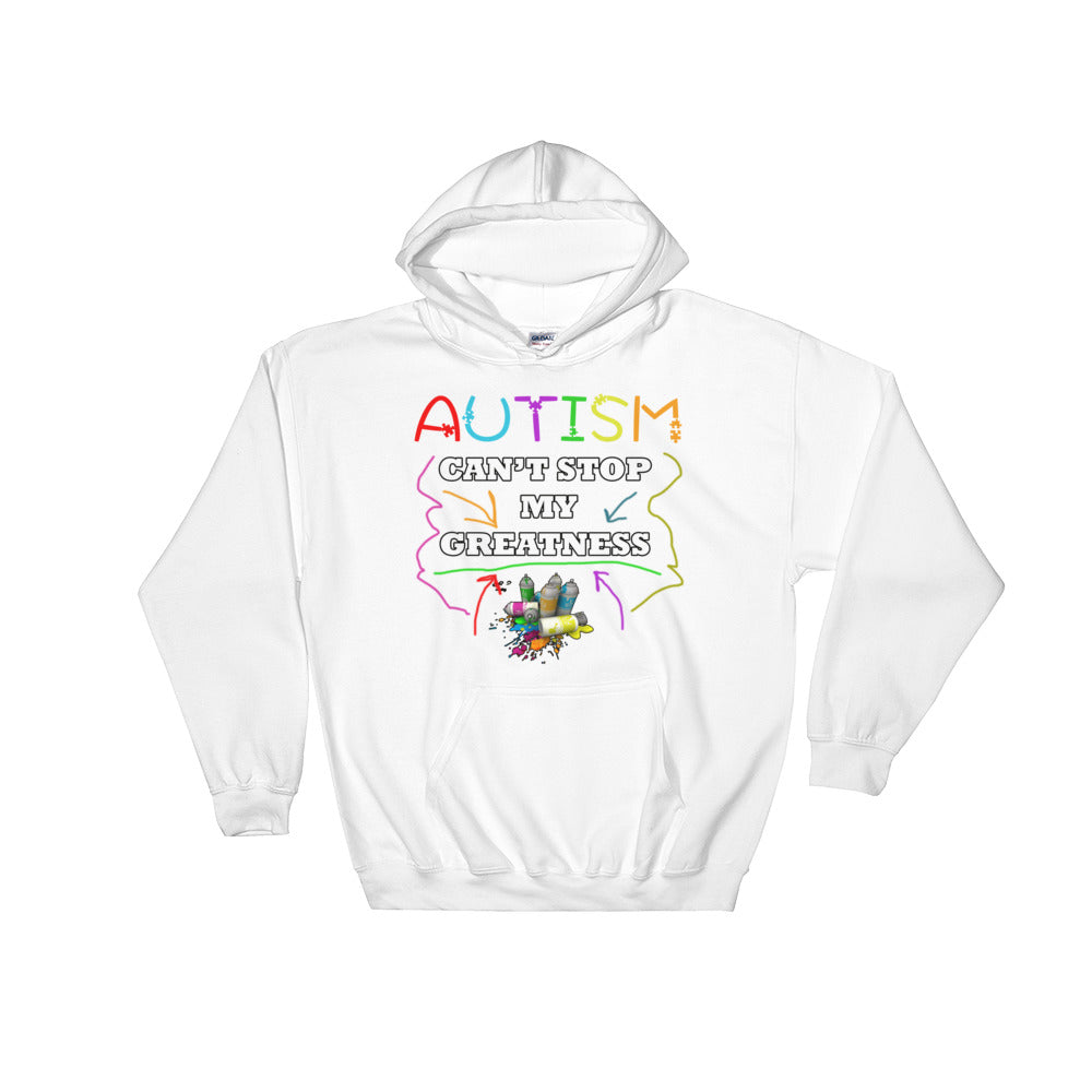 Autism Can't Stop My Greatness Hooded Sweatshirt