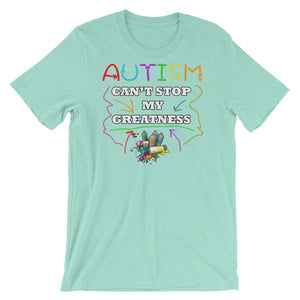 Autism Can't Stop My Greatness Short-Sleeve Unisex T-Shirt